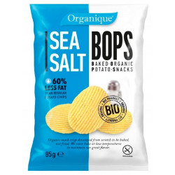 Снеки Organique Bops картофельные органические с солью БИО, 85 г