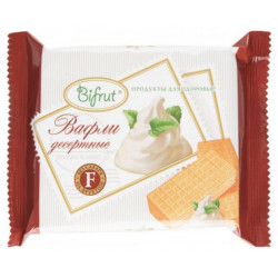 Вафли Bifrut десертные на фруктозе, 60 г