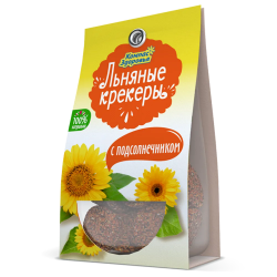 Крекеры Компас Здоровья льняные со вкусом подсолнечника 50 г