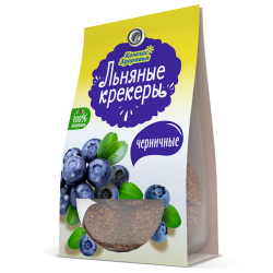 Крекеры Компас Здоровья льняные со вкусом черники 50 г