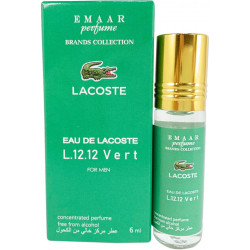 Арабское парфюмерное масло Emaar Lacoste L.12.12 Vert 6мл ОАЭ