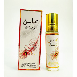 Парфюмерное масло масляные Al Zaafaran - Mahasin Crystal ( Contains DPG - Roll On Perfume) 10 мл
