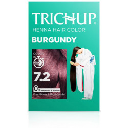 Хна для волос - Бургунди - Trichup Henna Burgundy 7.2, 6x10 гр