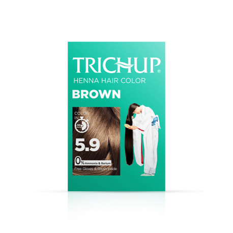 Хна для волос - Браун - Trichup Henna Brown 5.9, 6x10 гр