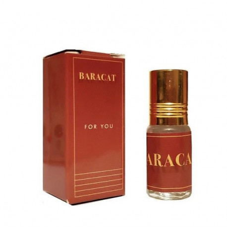 Масляные арабские духи Baracat for you 3 мл Zahra Cosmetics