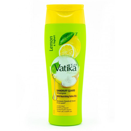 Шампунь Dabur Vatika Dandruff Guard против перхоти 400 мл. (Лимон и йогурт)