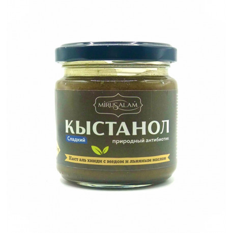 "Кыстанол" - кыст аль хинди с медом и льняным маслом, Mirusalam, 230 г