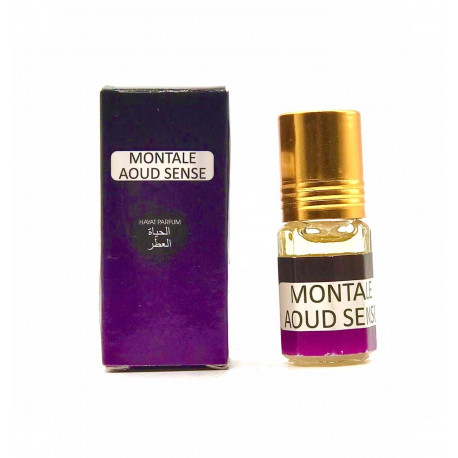 Парфюмерное масло "Montale Aoud Sense" Hayat Parfum, 3 мл