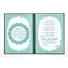 Никах таныклыгы - Сертификат о заключении никаха, зеленая обложка с золотым тиснением