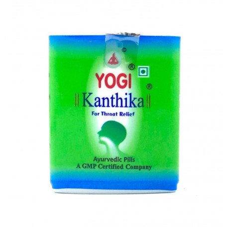 Драже от болей в горле "Yogi Kanthika" 70 гранул, Индия