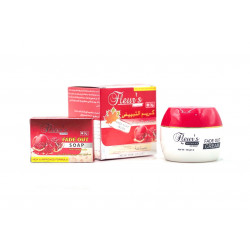 Крем для лица "Fleur's" Fade Out Cream With Pomegranate 80 гр. мыло в подарок (с экстрактом граната)