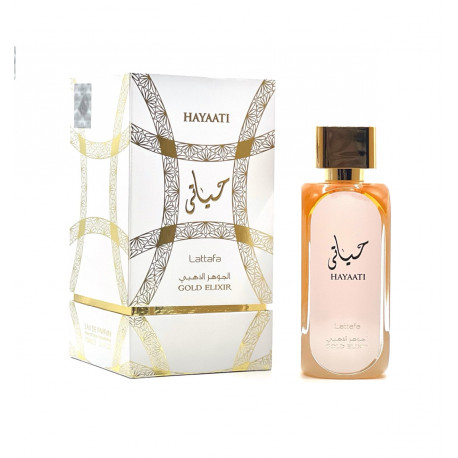 Арабские духи "Gold Elixir" HAYAATI Lattafa, 100 мл, ОАЭ
