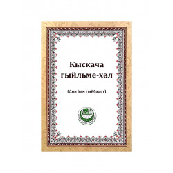 Книга на татарском языке "Кыскача гыйльме-хәл" (Дин һәм гыйбадәт) изд. Ислам нуры