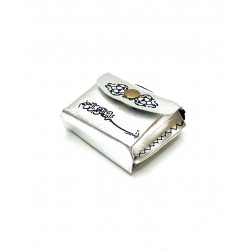 Коран сувенирный в сумочке (серебристый) 6х5 см