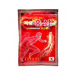 Пластырь корейский "Power Red Ginseng" (20 шт в упаковке)