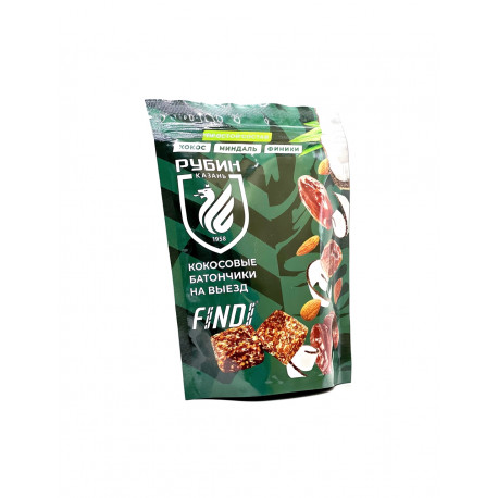 Кокосовые батончики на выезд "Рубин" Findi, 150 г