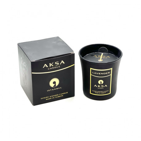 Свеча с ароматом лаванды Aksa "Lavender" Турция