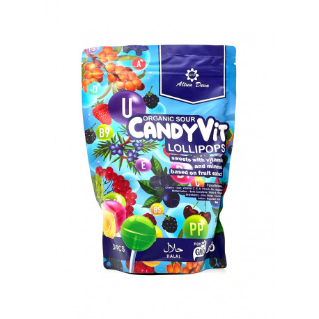 Леденцы на палочке "CandyVit Lollipops" Altun Deva (с витаминами)