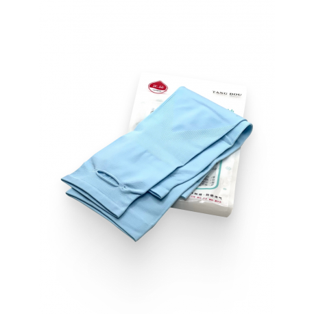 Нарукавники спортивные, эластичные (голубые) 1 пара