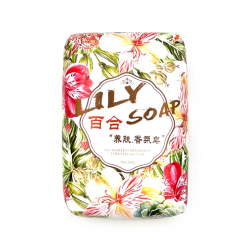 Мыло с ароматическими маслами "Lily Soap" 200 г, Китай