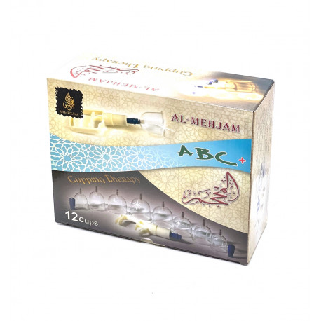 Аппарат для хиджамы "Al-Mehjam" (12 банок) две из них вогнутые