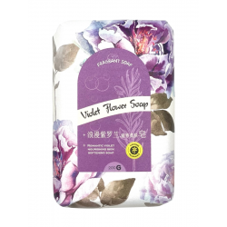 Мыло с ароматическими маслами "Violet Flover Soap" 200 г, Китай