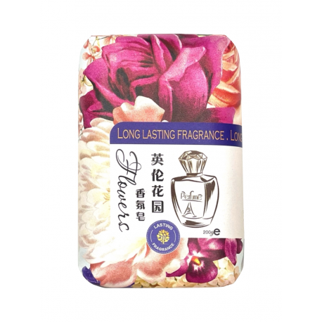 Мыло с ароматическими маслами "Фуксия" 200 г, Китай