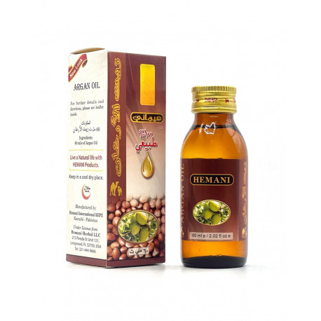 Натуральное масло арганы "Argan Oil" Hemani, 60 мл