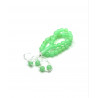 Четки-Тасбих с салатовыми круглыми бусинками (33 бусинки)