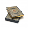 Книга "Священный Коран" с золотым обрезом в футляре (17х24 см) черный
