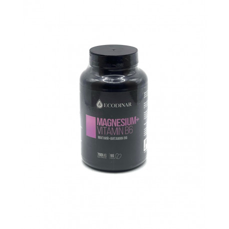 "Magnesium+ / Vitamin B6" Ecodinar (90 капсул) халяль