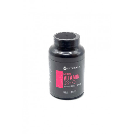 "Vitamin D3 + K2" Ecodinar (90 капсул) халяль