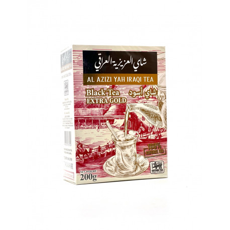 Чай черный цейлонский "Al Azizi Yah Iraki Tea / Extra Gold" 200 г