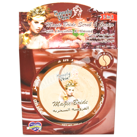 Скраб-крем 2в1 "Magic Bride Scrub&Cream" With Chocolate&Almond 200 мл. (Beauty Skin. Thailand)