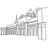 Раскраска Мечети мира (Tilmiz) Абу Даби