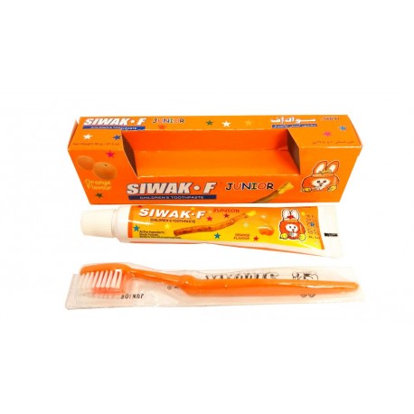 Детская зубная паста SiwakoF Junior "Orange Flavors" (щетка в подарок) 50гр.